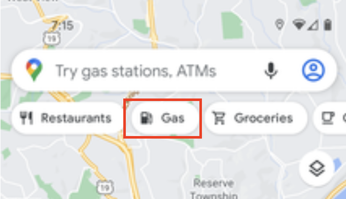 Locate Nearest Gas Station near you using Google Maps App